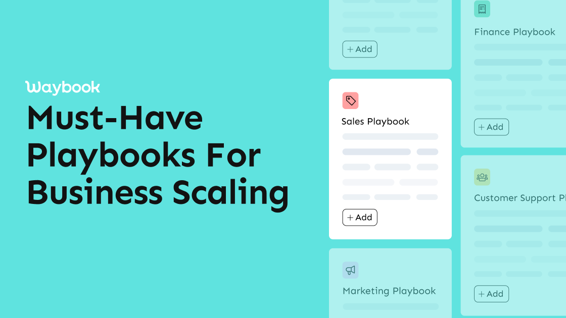Must-Have Playbooks for Business Scaling | Business Playbooks